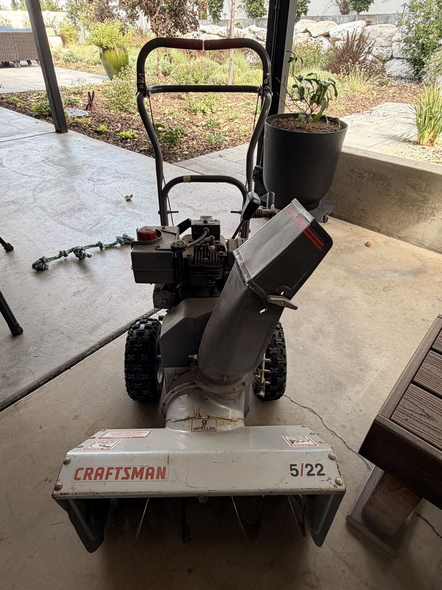 Free craftsman snowblower