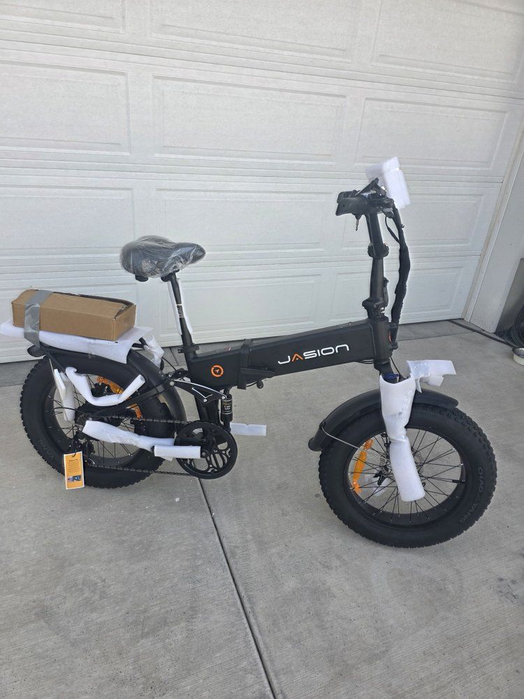 BRAND NEW Jasion X Hunter PRO/ST Electric Bike ,1800/1400W Peak 20''Fat Tire Foldable E Bikes. 30MPH