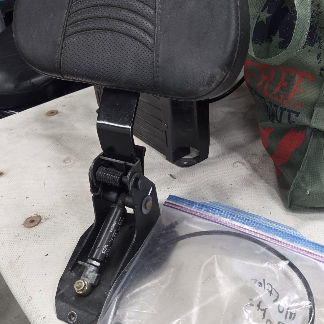 Harley drivers backrest