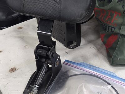 Harley drivers backrest