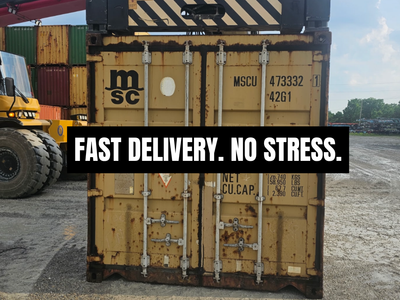 40' Shipping Container – Contractor & Job Site Storage – Delivery Available
