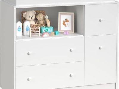 Baby Changing Dresser with 3 Drawers