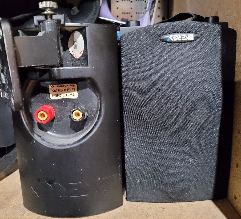 Energy Shelf Speaker, Good Speakers with bad pictures,  $80