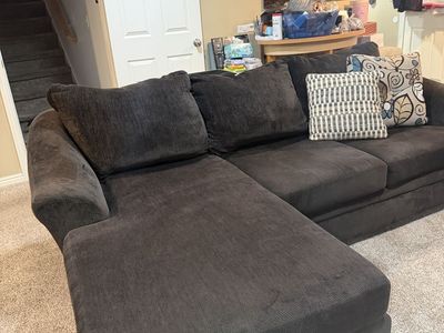Brown couch lounger