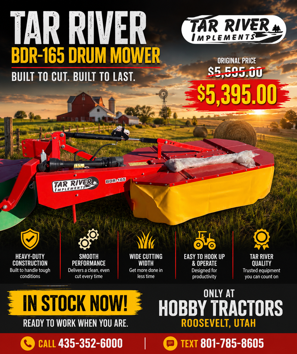 Tar River BDR-165 Drum Mower