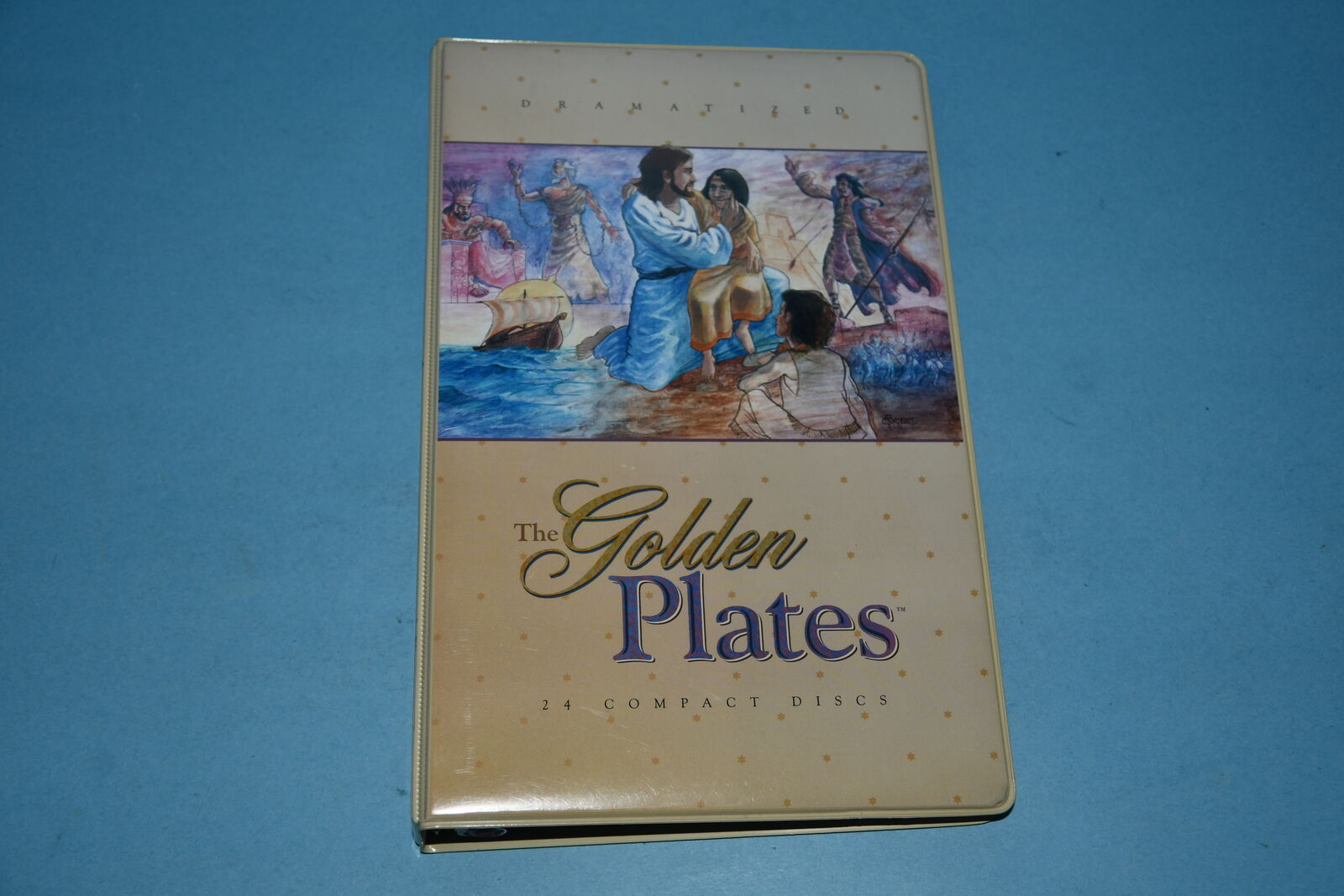 VINTAGE 2001 "THE GOLDEN PLATES" 24 CD'S ~ THE LIVING SCRIPTURE ~ FAITH BUILDING STORIES