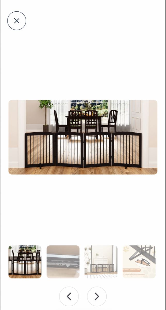 PUPETO freestanding pet gate