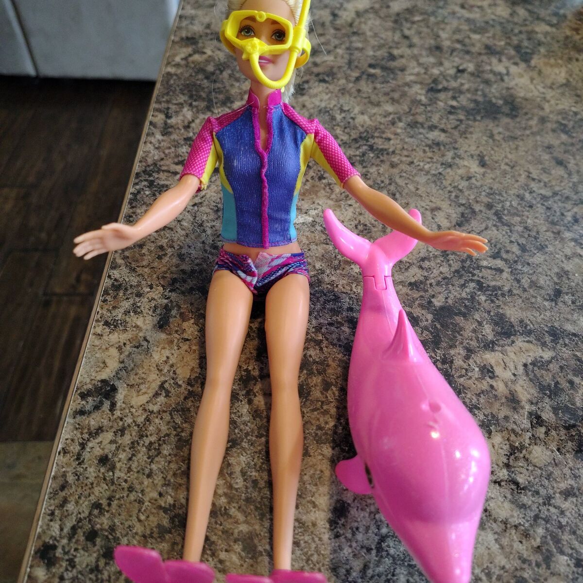 Barbie with dolphin