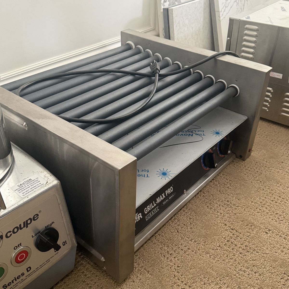 NEW Star Grill-Max Pro Roller Grill Commercial Hot Dog Cooker - Stainless Steel