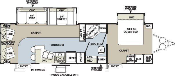 2011 Forest River Flagstaff 831RLBSS