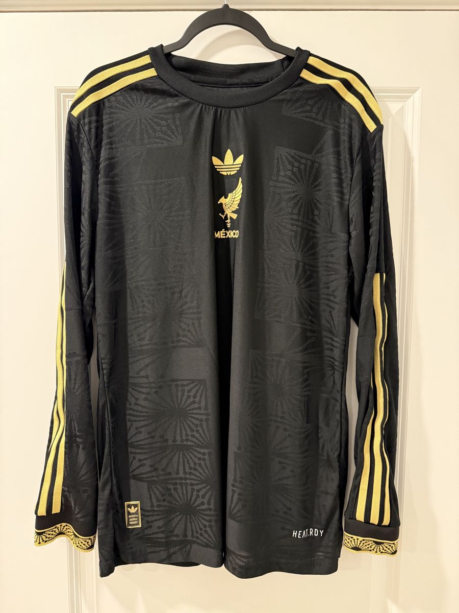 Mexico National Team Player Jersey Black/Gold