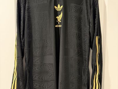 Mexico National Team Player Jersey Black/Gold