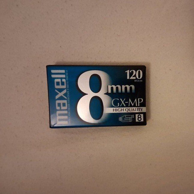 Maxwell 8mm GX MP Videotape Sealed Brand New.