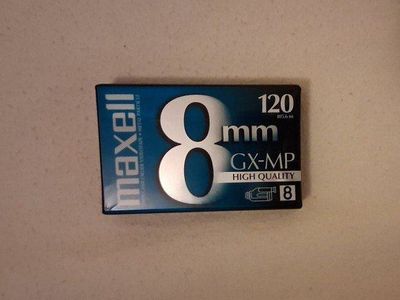 Maxwell 8mm GX MP Videotape Sealed Brand New.