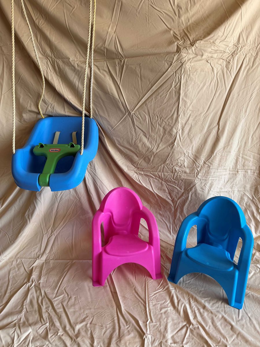 Little Tikes Toddler Swing & 2 Children's Chairs – $30