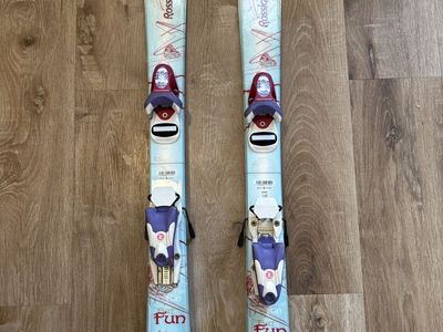 Rossignol Fun 2 Kids Downhill Skis 100cm
