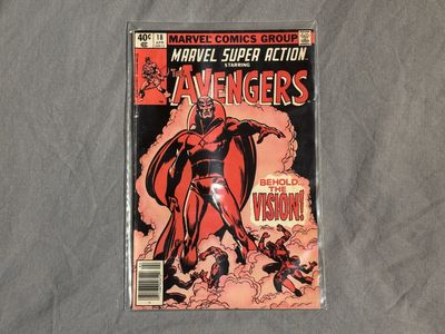 Marvel Super Action #18 The Avengers Behold The Vision (1980 Comic)