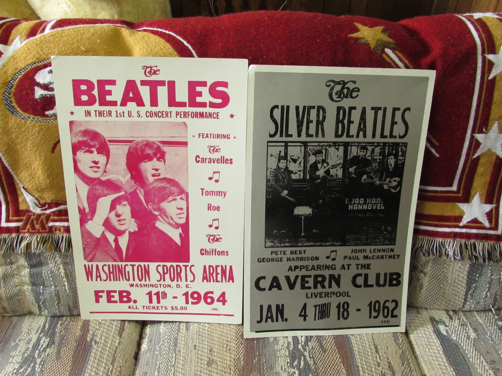 REPRINT OF BEATLE POSTERS