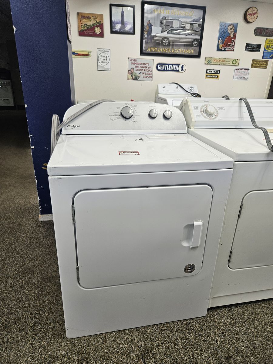 Whirlpool White Electric Dryer - Used, Good Condition