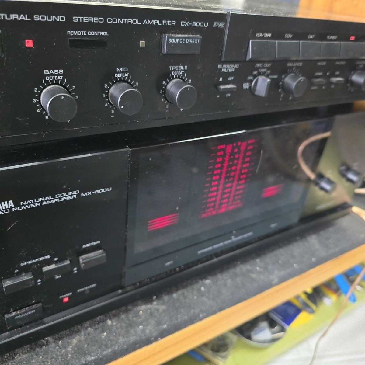 Yamaha CX-600 preamp and MX 600U power amp