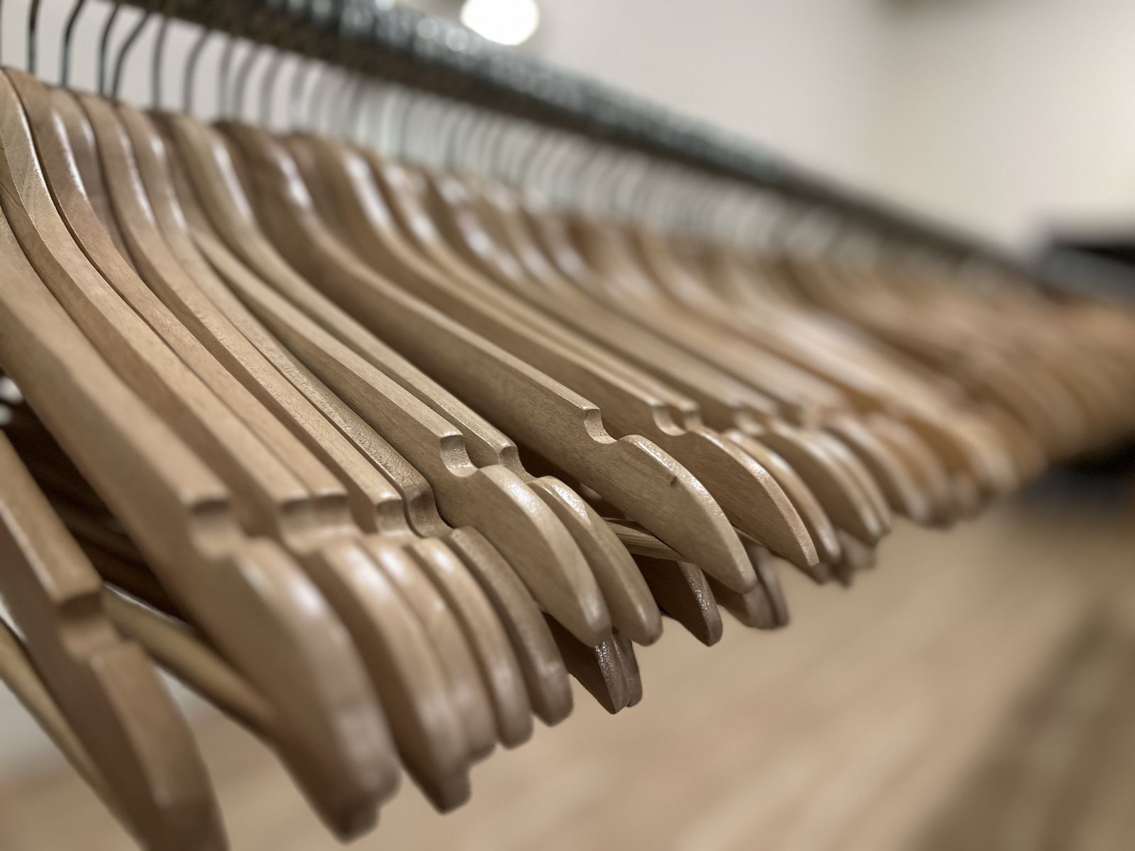 Wooden Garment Hangers for Retail or Home Use Dress/Suit/Pant/Skirt Various Brands 100s available!