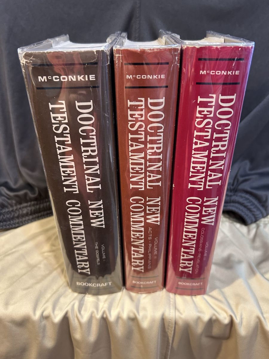 Bruce R. McConkie Doctrinal New Testament Commentary Vol I, II, & III Bookcraft Set