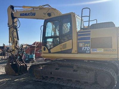 Komatsu PC170LC Excavator - Heavy Duty Construction Equipment, Good Condition, Ready for Work