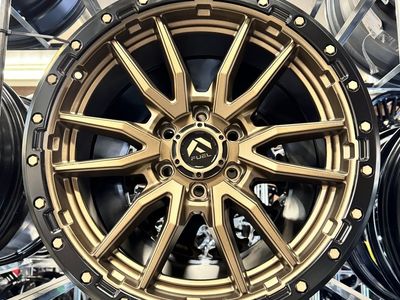Fuel -Rebel Matte bronze and Black Ring 20x9 Wheel. Brand new set of 4 wheels.