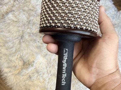 RhythmTech Cabasa Percussion Instrument with Beaded Steel Chain