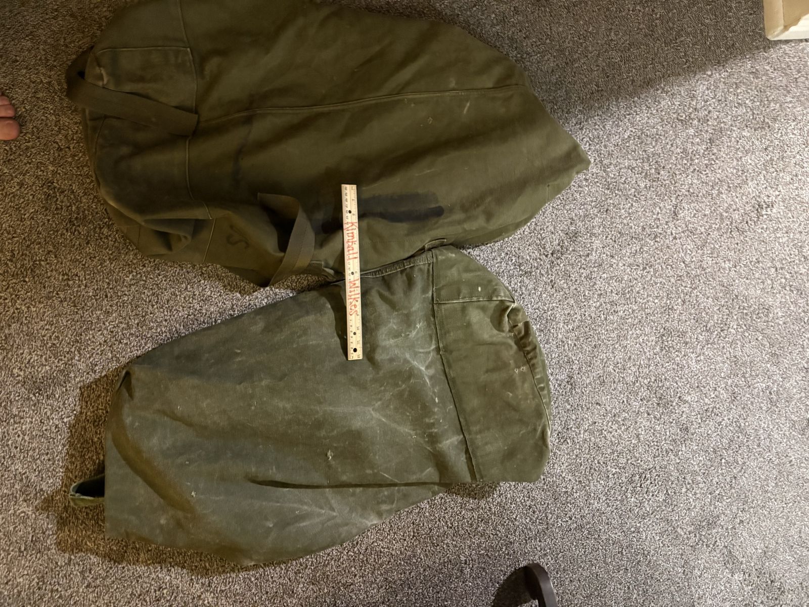 US Army Dufflebags canvas