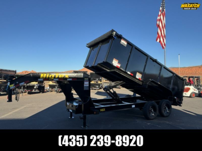 Big Tex Trailers 7X16 15.9K 14GX GN Dump Trailer