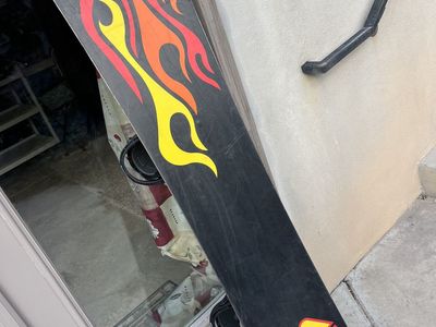 165 CM snowboard With New Bindings