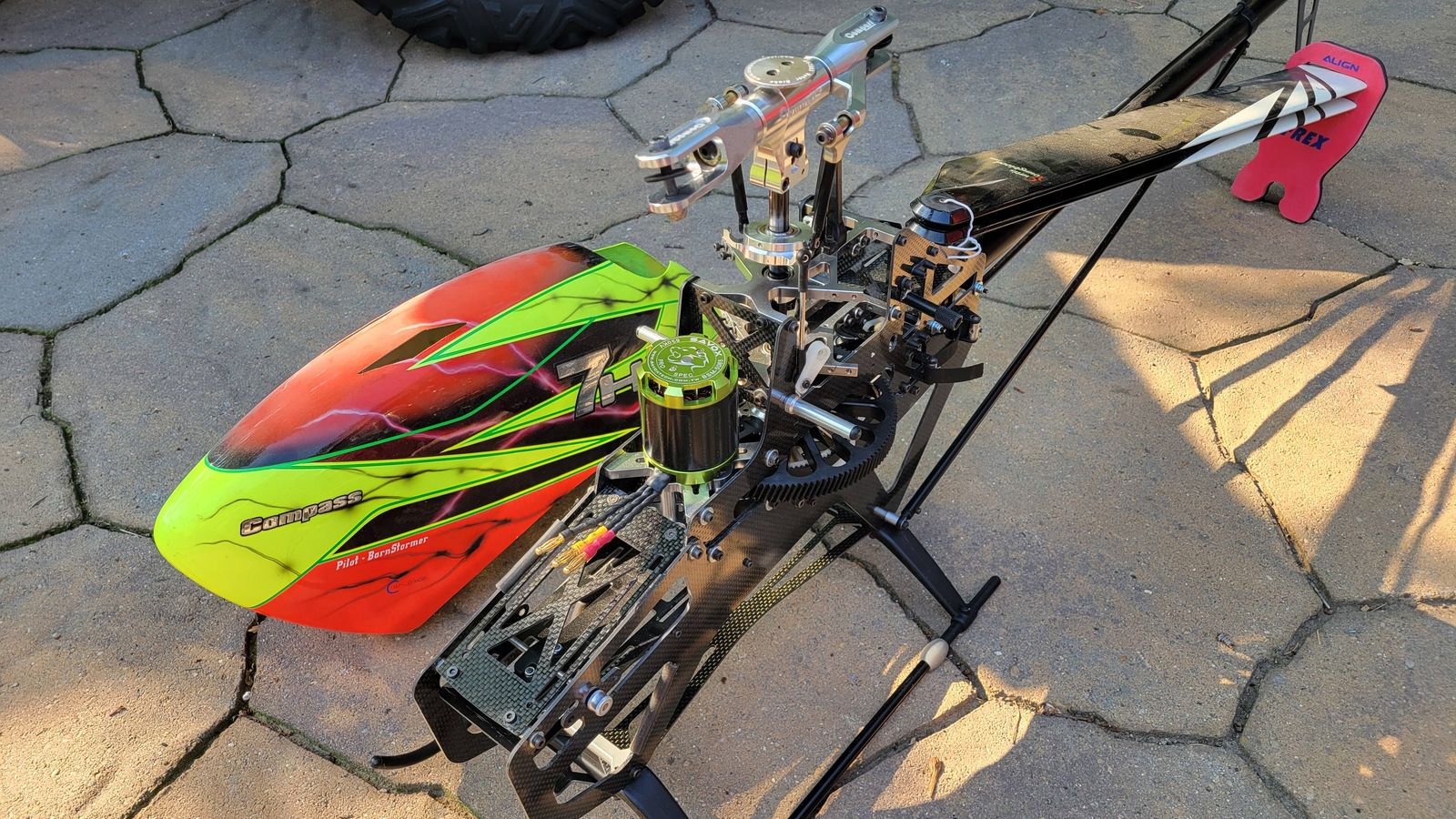 Compass 7HVU 700-class Helicopter Frame