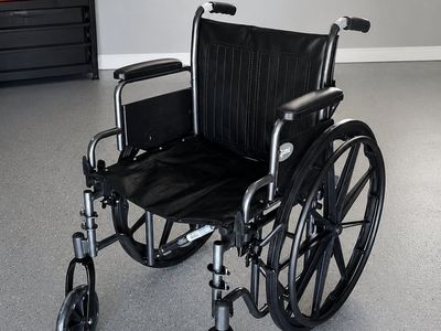 New Manual Folding Wheelchair – No Footrests #421
