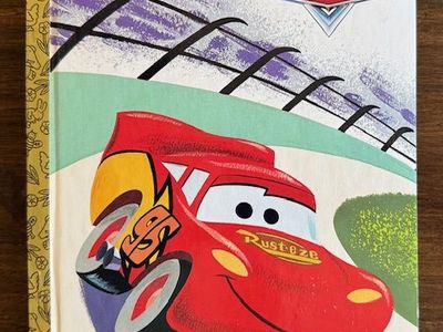 Cars Lightning McQueen Disney Pixar Little Golden Book, NEW