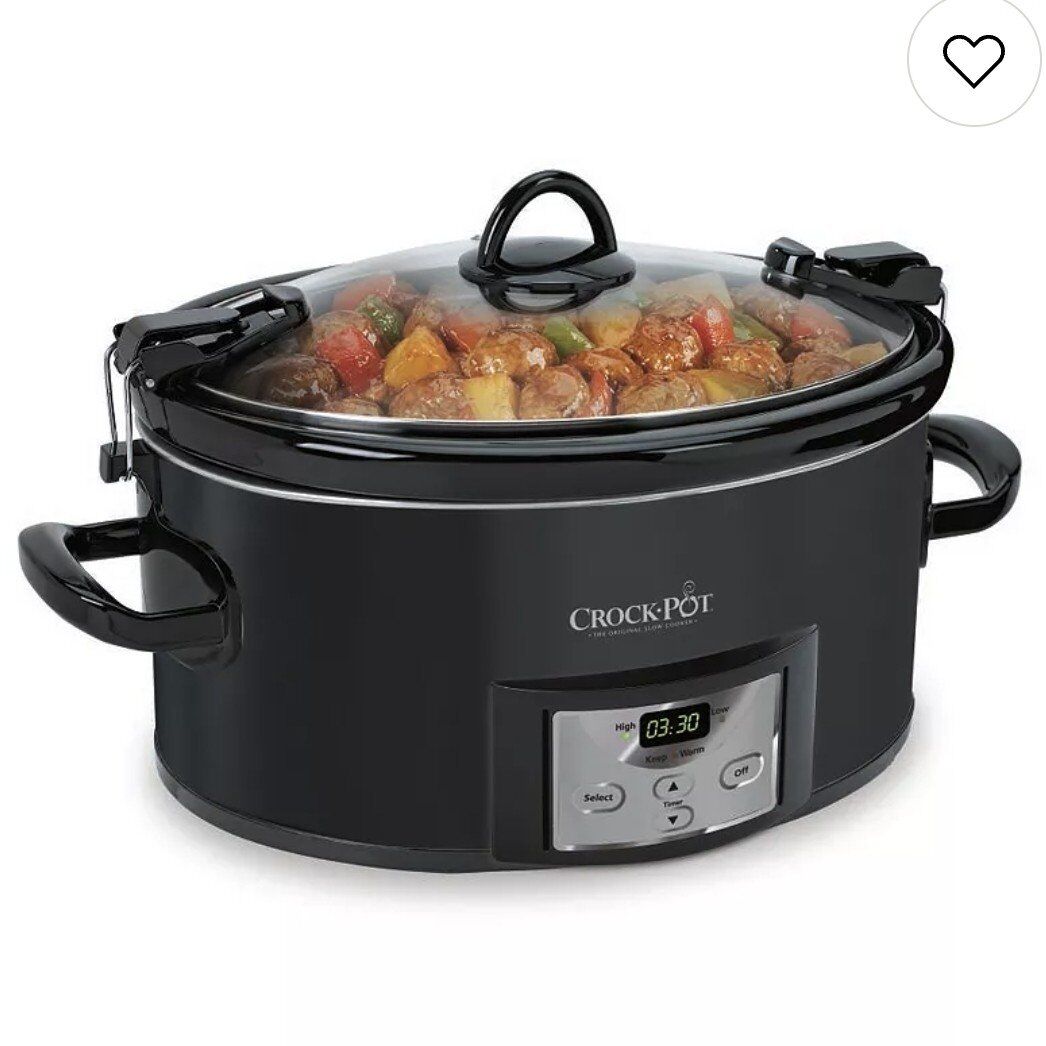 New Crock-Pot 7-qt. Digital Cook Carry Slow Cooker