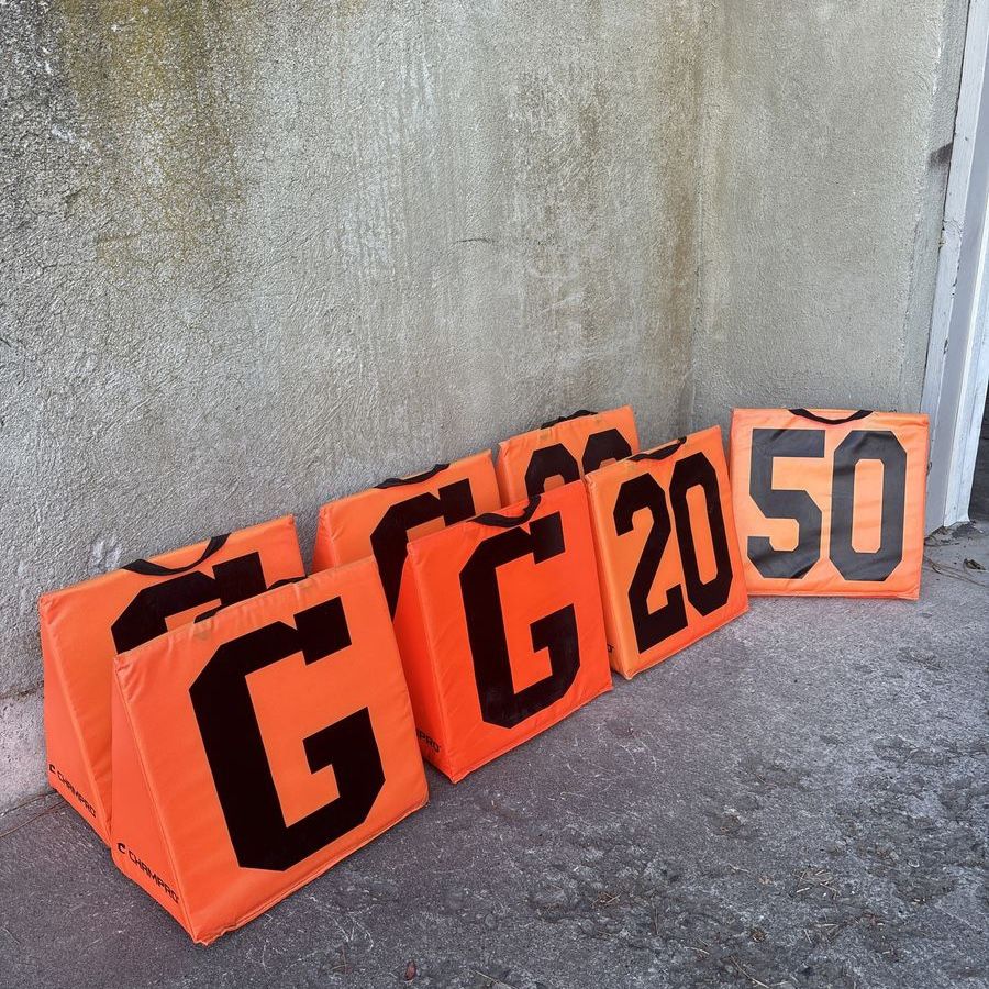 CHAMPRO Weighted Football Field Markers
