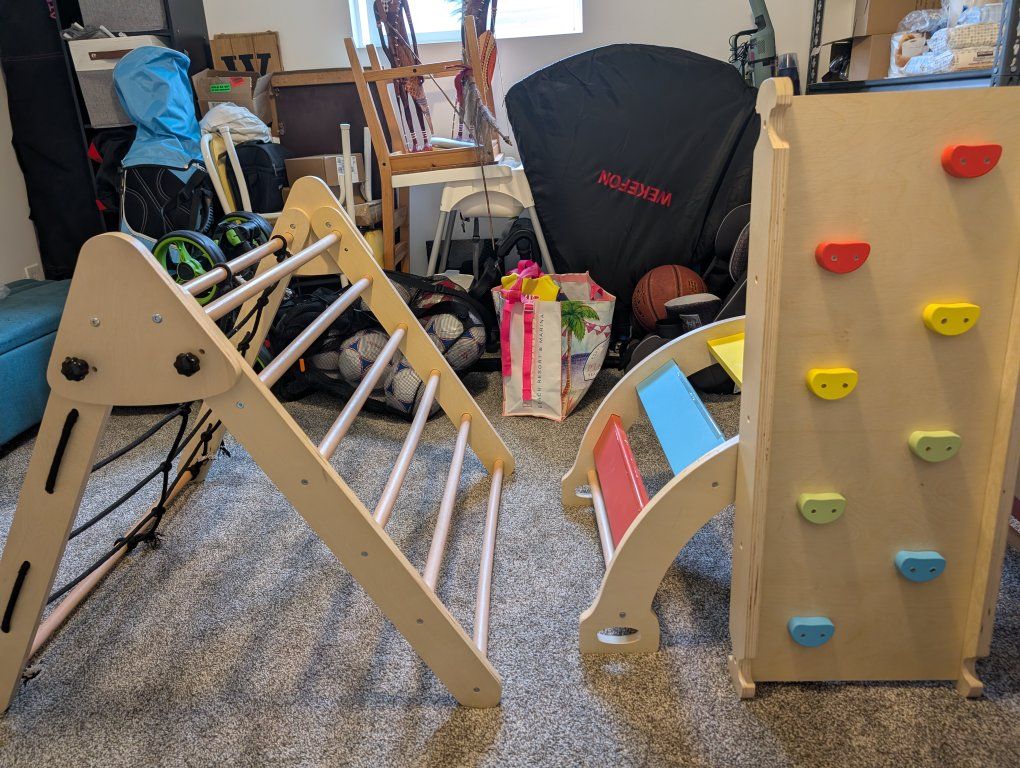 Toddler Climbing Gym and Slide