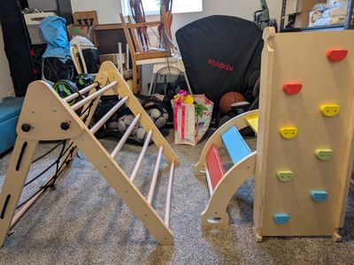 Toddler Climbing Gym and Slide