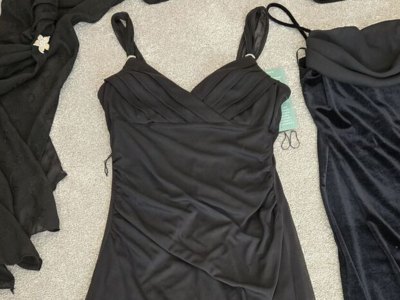 Black prom homecoming dress