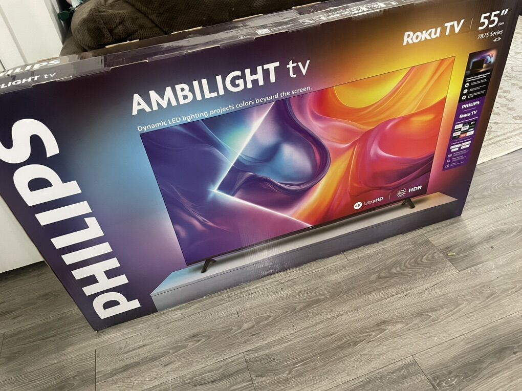 PHILLIPS ROKU TV 55 AMBILIGHT