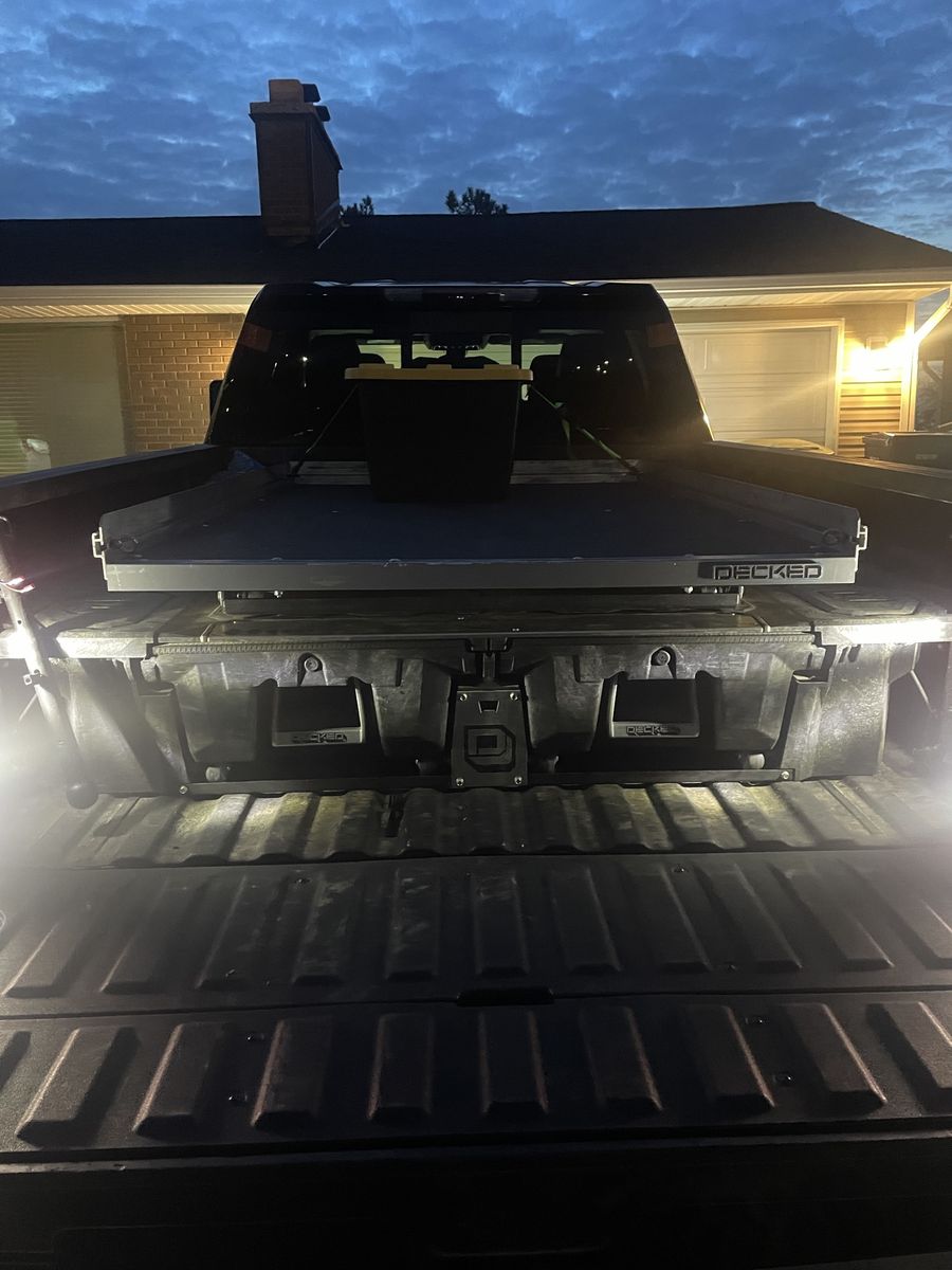 DECKED Truck Bed Storage System & Tool Box - Full-Size Pickup Truck Organizer