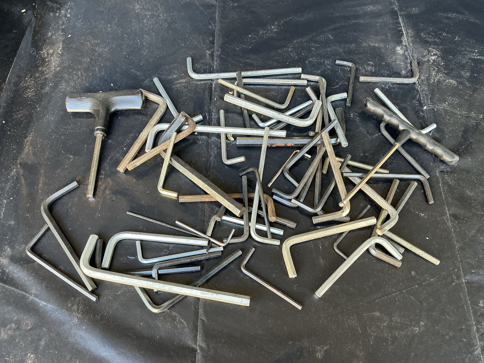Assorted Hex Key/Allen Wrench Set - Various Sizes & Types, Home Improvement Tools