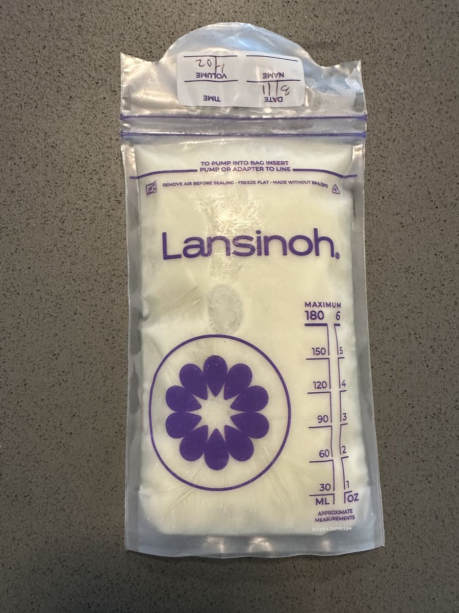 Bagged breast Milk - Over 1,110 Oz.