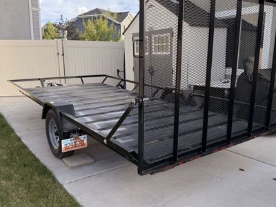 Utility Trailer with Drop Gate - Multi-Purpose Hauling