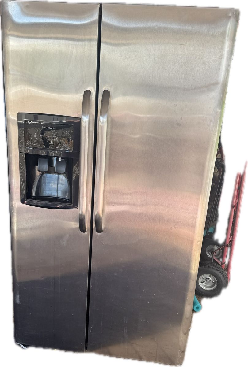 Frigidaire Side-by-Side Stainless Steel Refrigerator with Water Dispenser