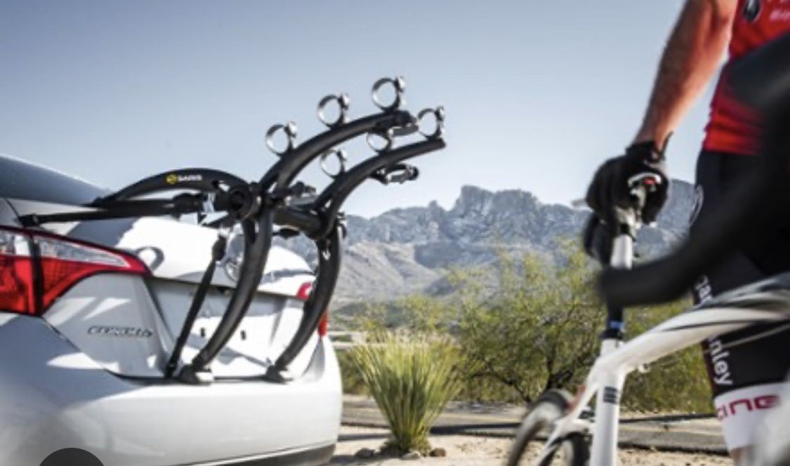Saris bones 3 bike rack trunk mount Yakima Thule Kuat suv car sedan crossover