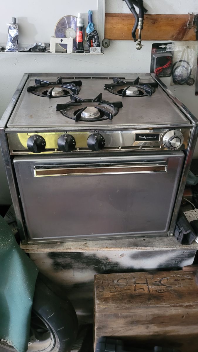 Wedgewood camper oven