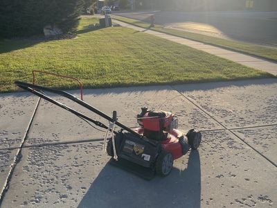Craftsman 140cc Red Push Lawn Mower - Runs Well, Starts First Pull, Ready to Mow