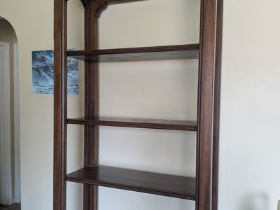 Solid wood book shelf